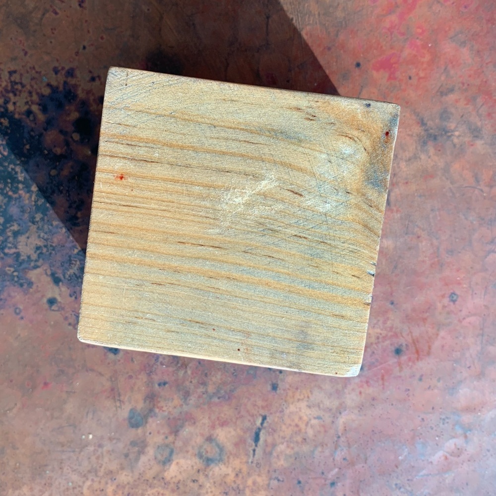 Decorative wooden box with hand painted lid - Picture 4 of 7